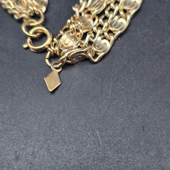 Sarah Coventry Gold Tone Chain Necklace Layered Vintage Jewelry - Picture 10 of 10